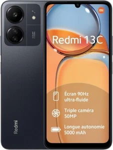 6.74" Xiaomi Redmi13C Dual SIM Unlocked 5G Android 4GB+128GB Smartphone NEW - Picture 1 of 20