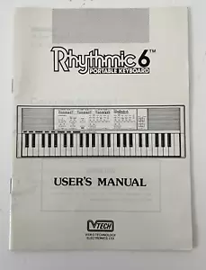 Rhythmic 6 portable keyboard MANUAL only by VTECH - Picture 1 of 1