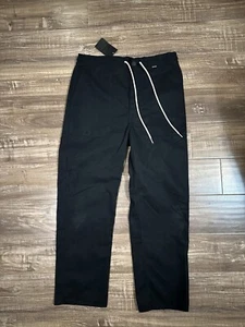 Hurley Men's Scout Pants Black AV6291 010 Elastic Waist Drawstring Size 32 NWT - Picture 1 of 9
