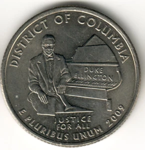 USA - 2009D - Washington ¼ $ - District of Columbia - Rare - #13360 - Picture 1 of 2