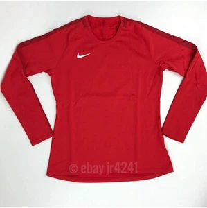 Nike Academy 18 Crew Top Training Pullover Women's Medium Red 893775-657 - Picture 1 of 2