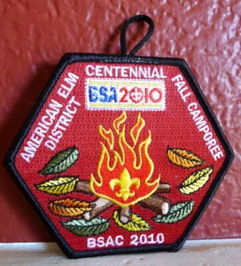 American Elm District Centennial Patch BSA 2010  BSAC Fall Camporee Boy Scouts - Imagen 1 de 4
