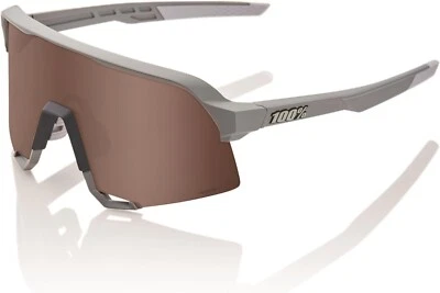 Gafas de sol 100 % S3 rendimiento deportivo ventiladas HD ciclismo béisbol bicicleta carreras gris Foto 1 de 4