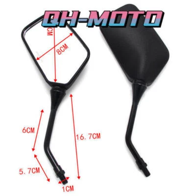 Rear view mirror for Honda CBX750F CBX1000 NX650 CB250 NX125  Nighthawk CBF250 - Изображение 1 из 4