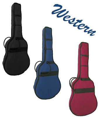 Gig Bag -Tasche/ Hülle, gefüttert-gepolstert,Westerngitarre,Akustik,Notenfach!!n - Bild 1 von 2