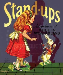 REIMPRESIÓN DE COLECCIÓN - 1934 - LIBRO PUNCH OUT ALICE IN WONDERLAND STAND-UPS - Imagen 1 de 11