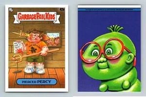 Pierced Percy #42a Garbage Pail Kids Bookworms 2022 Topps Card / Sticker - Picture 1 of 1