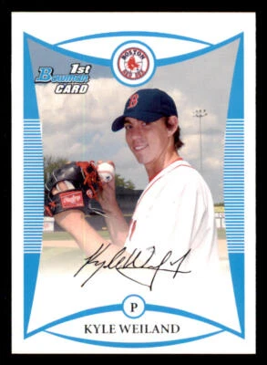 2008 Bowman Chrome Draft Prospects #BDPP57 Kyle Weiland DP - Image 1 of 2