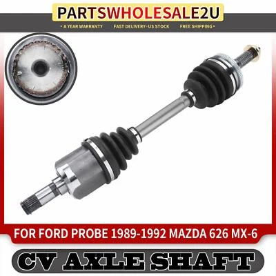 Front Left CV Axle Shaft Assembly for Ford Probe 89-92 Mazda 626 MX-6 88-92 2.2L - Image 1 of 4