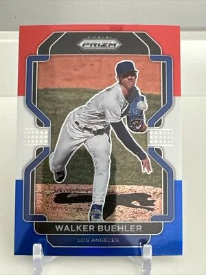 2022 Panini Prizm Walker Buehler Red White Blue #72 Dodgers - Image 1 of 2