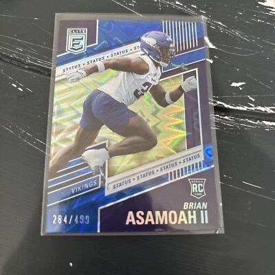 2022 Panini Donruss Elite - Rookies Status Explosion #199 Brian Asamoah II /499  - Image 1 of 2