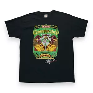 2013 High Times Cannabis Cup Tee Smoker of the Year Trophy Lions Black Shirt XL - Picture 1 of 4