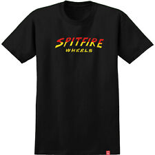 Spitfire Wheels Skateboard Shirt Hell Hounds Script Black