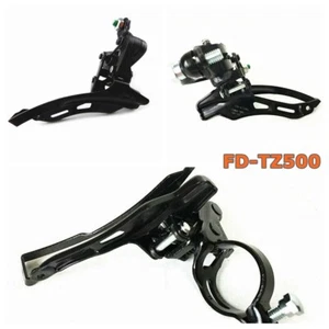 Down-Pull MTB Bike 3 x 6 / 7 / 8 Speed Front Derailleur fit for Shimano FD-TZ500 - Picture 1 of 12