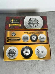World's Best Dad Golf Ball Pack Pack Fathers Day Birthday Gift Set 3 Packs - Picture 1 of 3