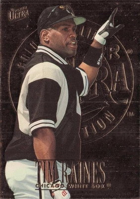 1996 Ultra #43 Tim Raines Gold Medallion - Image 1 of 2