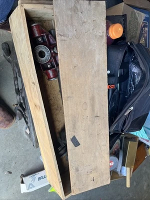 Vintage REED Mfg. Co. Pipe Threader Antique. N02A Tap & Custom Box Dies Etc - Image 1 of 4