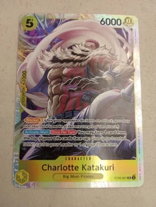 One Piece TCG Charlotte Katakuri ST20-001 SR NM English Super Rare Card - Picture 1 of 10