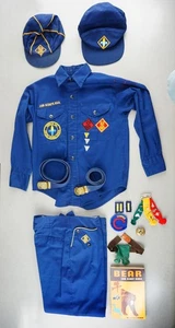 Vintage 60s Boy/Cub Scouts of America Lot Shirt/Pants 2 Hats Patches Book - Bild 1 von 7