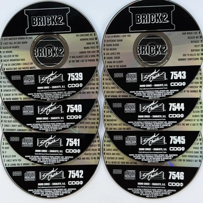 Juego de 2 CDG Sound Choice BRICK 7539–7546 – 8 discos – 120 canciones – calidad profesional Foto 1 de 4