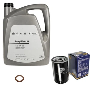 SCT Ölfilter 5 L Motoröl VW 0W-30 Longlife III FE für Audi A4 1.6 1.8 T - Bild 1 von 5