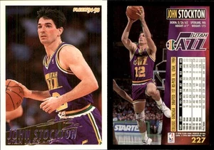 John Stockton 1994-95 Fleer #227 Card Utah Jazz *AutographDen* - Picture 1 of 1