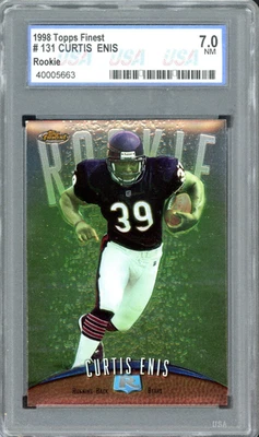 1998 Topps Finest - Rookie Curtis Enis #131 (RC) USA 7.0 - Image 1 of 2