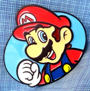 Super Mario Belt Buckle Nintendo Gamer Promo Cosplay Halloween 2010      .GMP256 - Picture 1 of 10