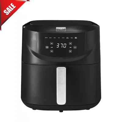 bella PRO - 8-qt. Touchscreen Air Fryer with Divided Basket - Matte Black - Image 1 of 4