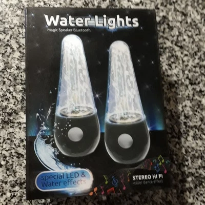 CASSE PC CON ACQUA-WATER LIGHTS-MAGIC SPEAKER  BLUETOOTH 889M - Immagine 1 di 4