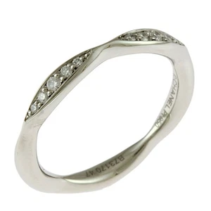 CHANEL Ring US 3 7/8 EU46 Pt950Platinum diamond Camellia Diamond used - Picture 1 of 8