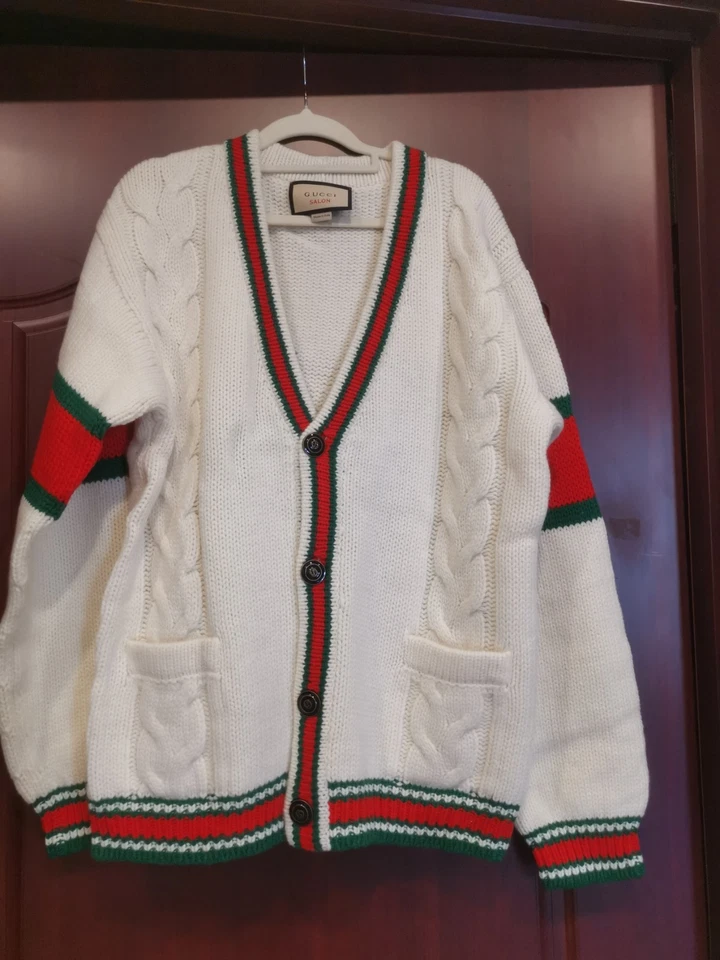 Suéteres cárdigan de punto GUCCI de moda usados para hombre y mujer se ve nuevo Foto 1 de 4
