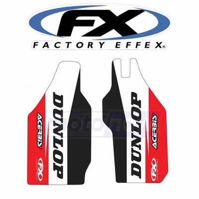 Factory Effex Sponsor Logo Lower Fork Guard Graphic for 1990-2001 Honda lw - Image 1 of 4