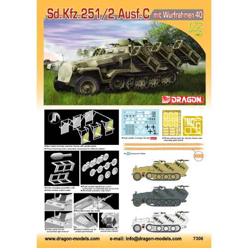 SD.KFZ.251 AUSF.KIT 1:72 Dragon Kit Mezzi Militari Modellino Nuovo - Immagine 1 di 1
