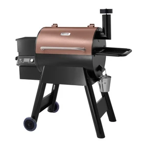 Wood Pellet Grill Smoker Outdoor Electric BBQ Grills 575 Sq.in Cook Area - Picture 1 of 12