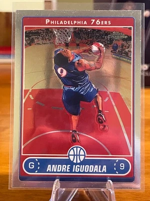 2006-07 Topps Chrome Basketball Andre Iguodala-#65 Base Card. Philadelphia 76ers - Image 1 of 2