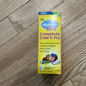 Hylands 4Kids Complete Cold N Flu Ages 2-12, 4 oz Syrup - Picture 1 of 1