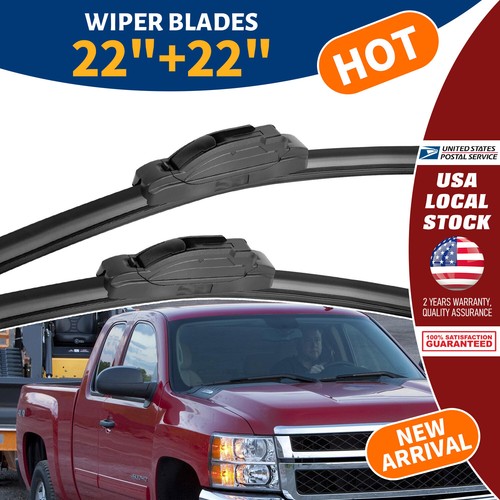 OEM Windshield 22"&22" Wiper Blades U/JHOOK For Subaru Impreza 200204