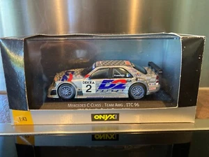 MERCEDES C CLASS TEAM AMG ITC 1996 D2 PRIVAT FRANCHITTI SCALE 1/43 ONYX - Foto 1 di 3