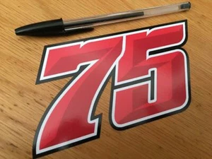 Albert Arenas Number 75 Race Number - (Medium) - UK SELLER - Picture 1 of 1