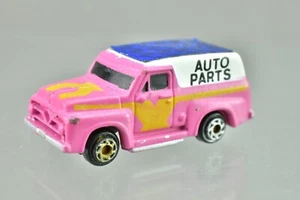 Micro Maschinen 50er Jahre Ford Panel LKW rosa Autoteile Galoob Vintage - Bild 1 von 5