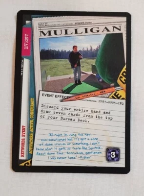 1997 The X Files CCG Mulligan Collectible Card Game - Image 1 of 2