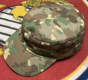 NUEVA GORRA DE PATRULLA DE CAMUFLAJE GENUINA DEL EJÉRCITO RUMANO MARINES M2017. 55cm. - Imagen 1 de 6