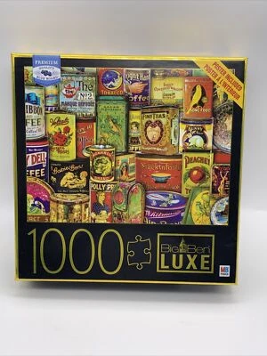 Rompecabezas Big Ben Luxe publicidad antigua 1000 piezas 27" x 20" con póster Foto 1 de 2