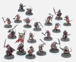 Warhammer Age Of Sigmar - 20x Skaven Skaven Clanrats, New, No Box - Picture 1 of 3