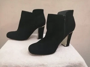 Sole Diva black/gold block heels size 7 - Picture 1 of 11