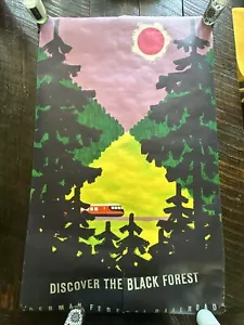 Discover The Black Forest German Federal Railroad Vintage Original Poster - Picture 1 of 21