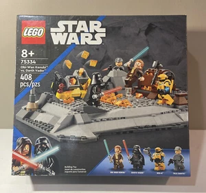 NEW LEGO Star Wars OBI-Wan Kenobi vs. Darth Vader 75334 Build 408 Pieces. - Picture 1 of 8