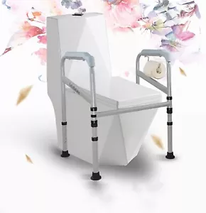 Toilet Frame Safety Support Handrail Steel Frame Medical Aids Elderly Disabled - Picture 1 of 15