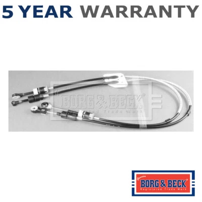 Borg & Beck Gear Selector Cable Fits Ford Fiesta 2010-2012 1.2 1.4 1.6 - Image 1 of 4